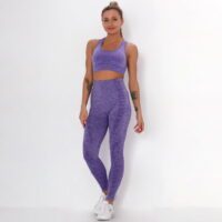 Seamless knitted yoga workout clothes - Image 6