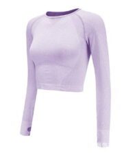 Yoga long sleeve workout clothes - Image 3