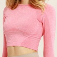 Yoga long sleeve workout clothes - Image 4