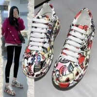 Women's Fashion Platform Casual Painted Sneakers
