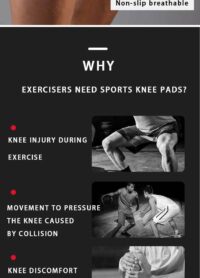 Knee Pads Cycling Sports Bandages Breathable Knee Pads Sports Protective Gear - Image 5