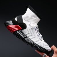 Casual Flying Knit High-top Socks And Shoes