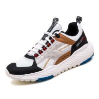 Round Toe Low-cut Flying Knit Men's Shoes - Image 3