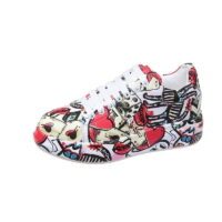 Women's Fashion Platform Casual Painted Sneakers - Image 7