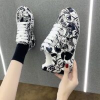 Women's Fashion Platform Casual Painted Sneakers - Image 9