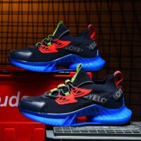 Popcorn Soft Sole Flying Woven Sneakers