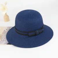 New Red Sun Hat Spring And Summer Sun Hat Sun Hat Leisure Dome Straw Beach Hat - Image 4
